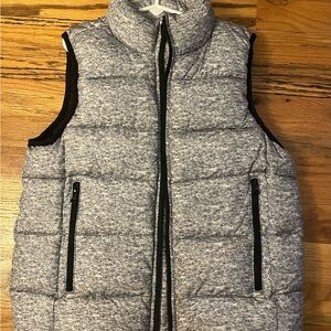 GAP Kids Black and Gray Vest